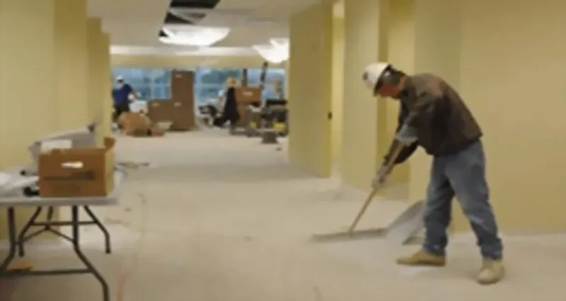 Nettoyage de fin de chantier